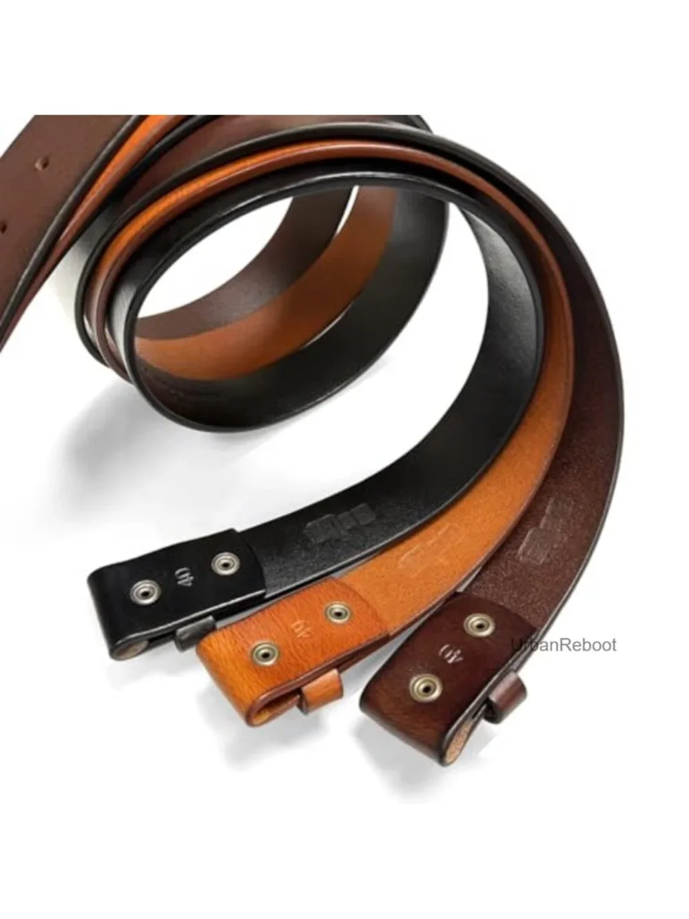 100% Full Grain Leather Belt Strap 1.5